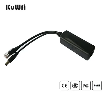 KuWFi Micro USB Aktivni PoE Delilnik Oskrbo 24V 48v, da 12V POE Delilnik za IP kamero