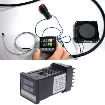 PID Digitalni Temperaturni Regulator REX-C100 0 Do 400 Celzija K Vrsto Vnosa SSR Izhod Tester Orodja
