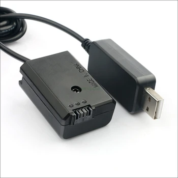 AC-PW20 DC Spojnik zamenjajte USB Napajalni Kabel iz NP-FW50 Baterija Nadomestna Baterija za Sony A6500 A6000 ILCE-6000 ILCE-6000L ILCE-6500