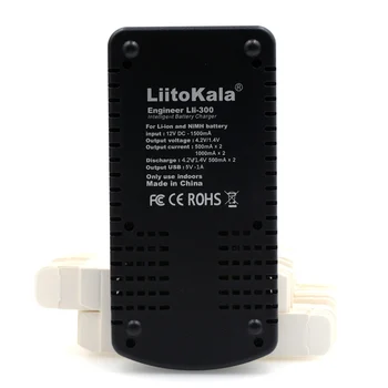 2018 LiitoKala Lii - 300 18650 Polnilnik LCD-zaslon Test Baterije 18650 18350 26650 10440 14500 18500 26500AA AAA Baterija Polnilnik