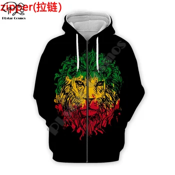 PLstar Kozmos Reggae Pevec HipHop Legenda Bob Marley Smešno NewFashion Ulične 3DPrint Zadrgo/Hoodies/Trenirke/Jakna-5