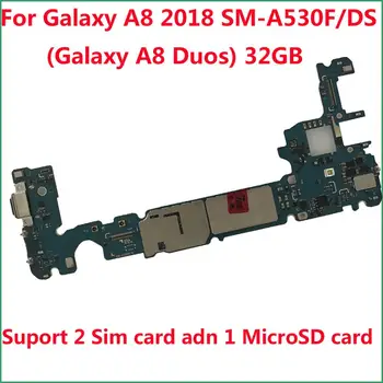 Tehxv Odklenjena Glavni Motherboard Preizkušeno Dobra Zamenjava Za Samsung Galaxy A8 2018 SM-A530F A530 2SIM A530F/DS 32GB 64GB