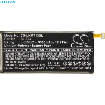 Cameron Kitajsko 3300mAh Baterijo BL-T37 za LG Opomba Q+,Q Pisalo Alfa, Q Pisalo Plus, Q Pisalo+, L713DL, Q710, Q8 2018,Stylo 4,Q815L