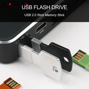 JASTER 64GB usb pen drive 12 vrst ultra-tanek kovinski ključi usb ključek 32gb 8gb 16gb 4gb pendrive