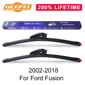 QEEPEI Zamenjajte Metlice Ponovno Metlice Brisalcev vetrobranskega stekla Za Ford Fusion 2002-2018 Vetrobransko Avto Gume Accessorie