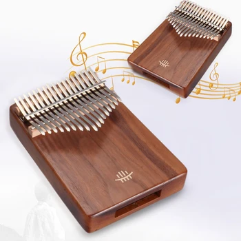 17 Tipke Kalimba Tradicionalnih Oskubljene Niz Instrumentov Lesene Palec Klavir Iskanje Kladivo Glasbeni Lestvici Nalepke Nov Prihod