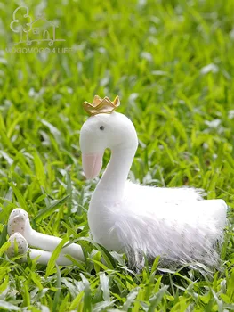 Luksuzni Beli Labod, Pliš Plišaste Živali, Igrače Novo Leto Predstavi Darilo Za Rojstni Dan Za Dekleta Modni Dekorativni Lutka Flamingo Mehke Igrače