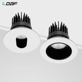 [DBF]4 Različne kot Snopa Vgradne LED Downlight Zatemniti 7W LED 10W Spot Luči LED Dekoracijo Strop Spot Svetilka AC110V/220V