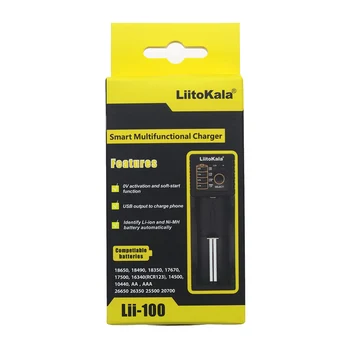 Liitokala Lii-100 Lii-202 Lii-402 Lii-PD4 LCD 3,7 V AA/AAA 18650 18350 26650 20700 18350 NiMH litij-e-cigareta baterija polnilnik