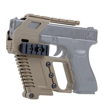 Taktično Airsoft Paintball Pištolo Karabin Kit Glock Železniškega Nastavek za Glock 17 18 19 Lov Airsoft Pištolo Obseg Dodatki