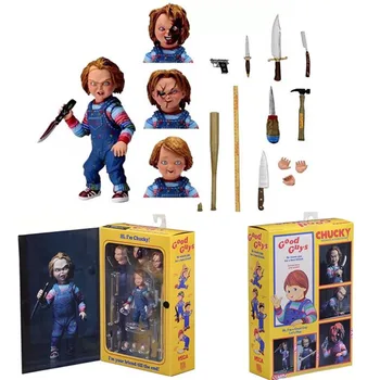 NECA Dobri Fantje Končni Chucky Lutka z Originalno Polje otroška Igra Ukrepanje Slika Zbirateljske Model Igrača
