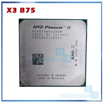 AMD Phenom II X3 B75 3.0 GHz triple-core CPU Procesor HDXB75WFK3DGI / HDXB75WFK3DGM Socket AM3
