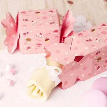 Novo DIY 30pcs/veliko majhnosti srčkan in lep sladkarije v obliki Evropske poroko bonboniera ustvarjalne sladkarije embalaža gift box