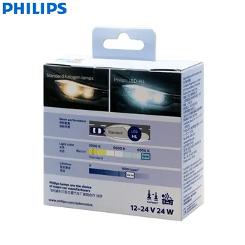 Philips LED 9012 H1R2 Ultinon Bistvene LED Gen2 LED 24W G2 6500K Kul Bele Svetilke Auto Smerniki Žarnice 11012UE2X2, 2pcs