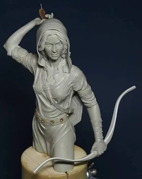1/10 starodavno žensko bojevnik bankrot Smolo slika Model kompleti Miniaturni gk Unassembly Unpainted