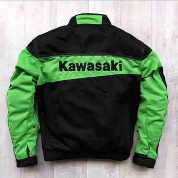 2020New motorno kolo Kawasaki Pomlad Poletje suknjič dihanje neto lokomotiva motor vožnje anti-vitez oblačila