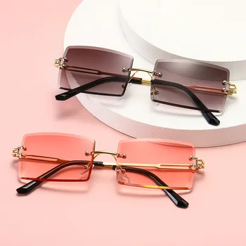 Luksuzni Nova sončna Očala Ženske Moški Ulica Streljanje Trend Oblikovanja blagovne Znamke Odtenek Zlitine Očala UV400 Moda Gradient Ženski