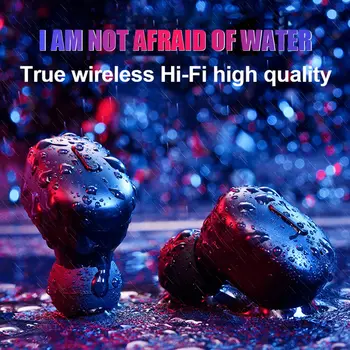 Mini Šport Brezžične Slušalke Res TWS Čepkov Brezžična tehnologija Bluetooth 5.0 Slušalke Slušalke Za Android IOS Telefon S Polnjenjem Polje