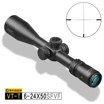 Odkritje VT-T 6-24X50 SFVF DLT FFP MIL Prvi Žariščnoravninski Detektorski Lov Streljanje riflescope za airgun zračno puško področje uporabe Fotoaparata adapte