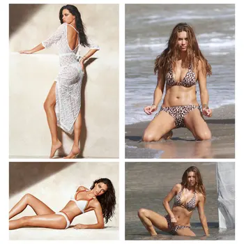 PLATNO PLAKAT 2020 Brazilski Supermodel Samba Dekle Seks Lady Adriana Francesca Lima Igralka Grafiti Stensko Slikarstvo Wall Art