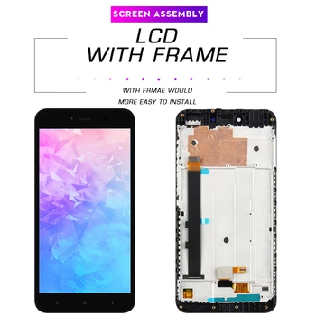 Premium Kakovost LCD za Xiaomi Redmi Opomba 5A Zaslon na Dotik LCD+Okvir Za Redmi Opomba 5A Prime LCD Y1 Y1 lite Zaslon