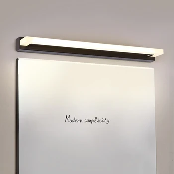 Silver/Rjava/Bela Moderno minimalistično LED svetilko ob postelji svetilka led stenska svetilka kopalnica luč ogledalo svetlobe AC110~260V Led Stenska Luč