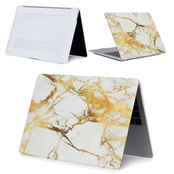 Novi Tiskani Marmorja Sova Laptop Coque za Macbook Air 13 2018 Laptop Primeru A1932 Trdi PVC za Mac book Air 13 Primeru Tipkovnico Pokrov