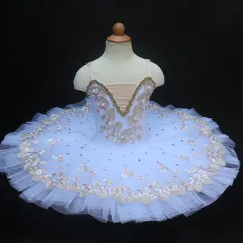 Otrok White Swan Lake Balet Obleko Odraslih Otrok, Otroci Balet Tutu Ženske Cvet Palačinka Tutu Kostume Uspešnosti Dekle Dancewear