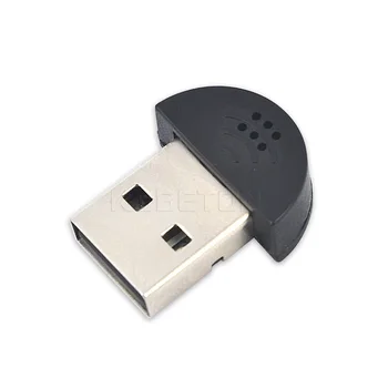 Kebidumei Mini USB 2.0, Mikrofon, MIC Zvočno kartico, Neposredna povezava USB Gonilnik za MSN Zvezek Online multi channel diktafon