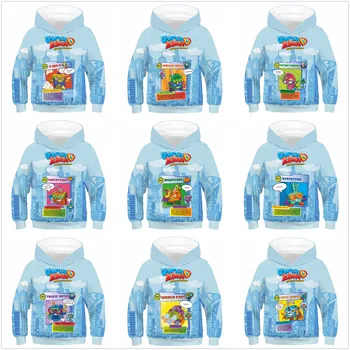 Otroci Fant Dekleta Hoodies Vrhnjih Oblačil Super Zings Superzings Serije 6 Hooded Otrok Malčka Majica Oblačila, Casual Puloverju Vrhovi