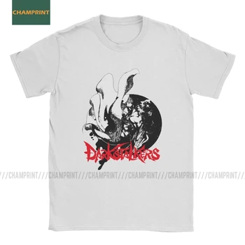 Darkstalkers T-Shirt za Moške Vampir Morrigan Igre Anime Aensland 80. Borec Netopirji Bombaž Tees Kratek Rokav T Shirt Plus Velikost