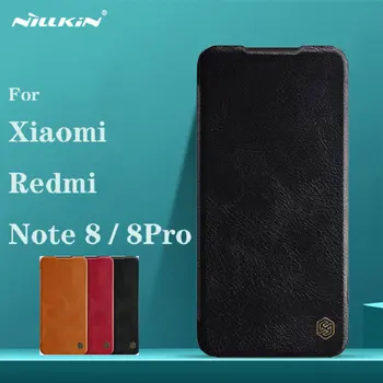 Redmi Opomba 8 Pro 8T Capa Original NILLKIN Letnik Qin PU usnje Primeru Redmi Note8 T Pokrovček Reže za Kartice Redmi Opomba 8 Pro Primerih