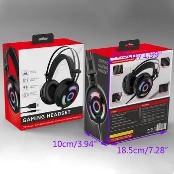 1Set Gaming Slušalke Žične Stereo Slušalke za NS Stikalo Lite/X-box En/PS4 PC