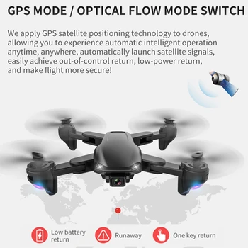 ZLRC Strokovno GPS Brnenje 4K Z Dual Camera Hd 5G WiFi FPV Optični Tok Zložljive RC Mini Quadcopter Dron VS SG907