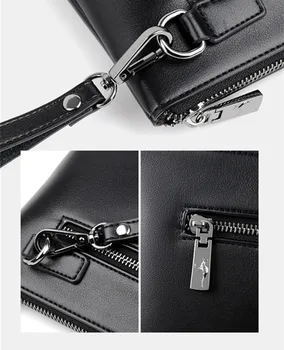 Nov Dizajn za Moške PU usnje sredstev vrečko moden Dan Sklopka Poslovnih ročaj iPad vrečko moški potovalna torba