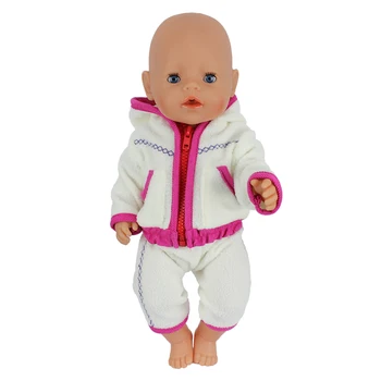 Lutka Skok Obleke Fit Za 43 cm Baby Doll, ki so Prerojeni Baby Lutke Obleko In 17 palčna Lutka Dodatki
