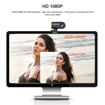 Usb webcam 1080p HD web kamera z Mikrofonom Mini WebCamera za PC Računalnik Night vision web cam za Živo Video klice